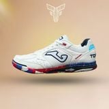  GIÀY BÓNG ĐÁ FUTSAL CHÍNH HÃNG JOMA TOP FLEX REBOUND IN 2602 - TRẮNG ĐẾ CAMO IC 