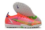  Giày Đá Banh Cỏ Nhân Tạo Mercurial Vapor 14 Elite bo thun Hồng Cam TF 