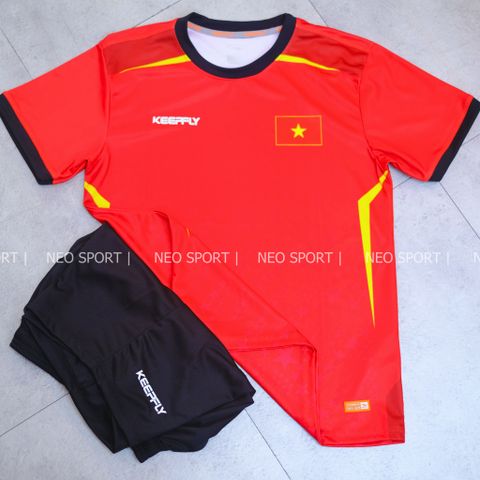  Bộ Quần Áo Bóng Đá KEEPFLY - Việt Nam Đỏ 