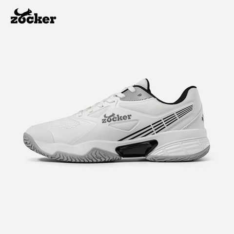  Giày Pickleball Nam Zocker Aspire Speed Trắng 