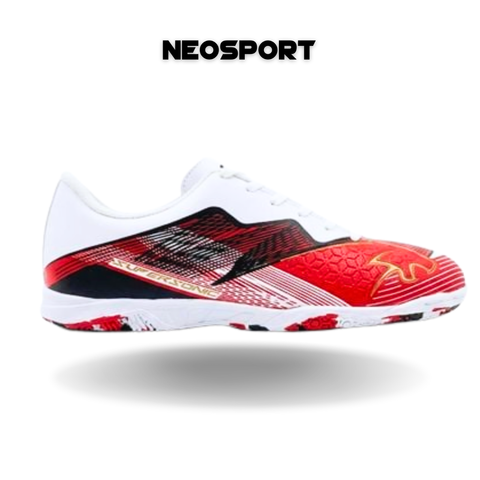  Giày Bóng Đá Futsal Chính Hãng Thái Lan Pan Super Sonic 5 Trắng/Đỏ IC 