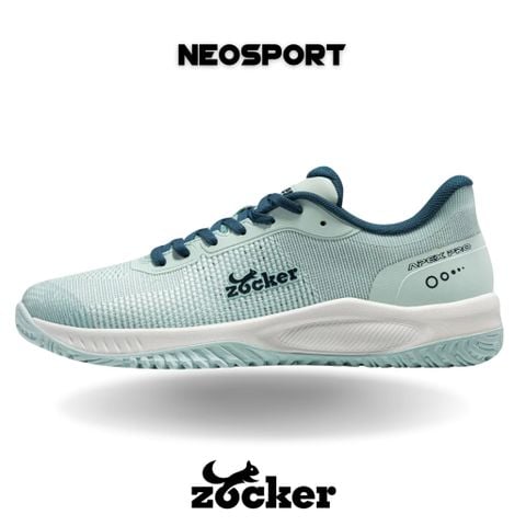  Giày Pickleball Nữ Zocker Apex pro Xanh Ngọc 