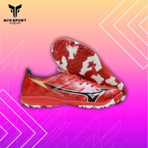  Giày Bóng Đá Cỏ Nhân Tạo Mizuno Alpha 2 Elite 7 Màu Đỏ Ruby TF 
