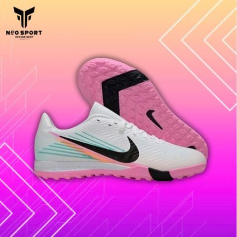  Giày Bóng Đá Cỏ Nhân Tạo Mercurial Vapor 16 Academy Trắng Hồng/Cam TF 