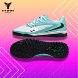  Giày Bóng Đá Cỏ Nhân Tạo Phantom 6 Low Academy Trắng Xanh Ngọc TF 