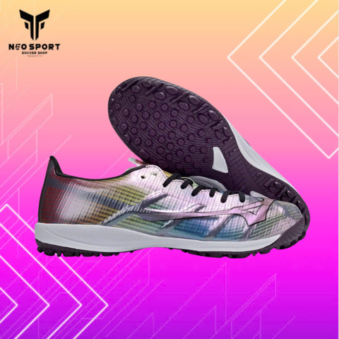  Giày Bóng Đá Cỏ Nhân Tạo Mizuno Alpha Elite 7 Màu Đế Tím Đậm TF 