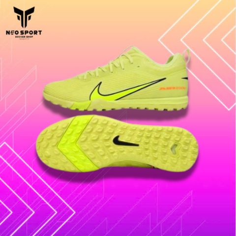  Giày Bóng Đá Cỏ Nhân Tạo Mercurial Vapor 16 Pro Bo Thun Vàng Chanh TF 