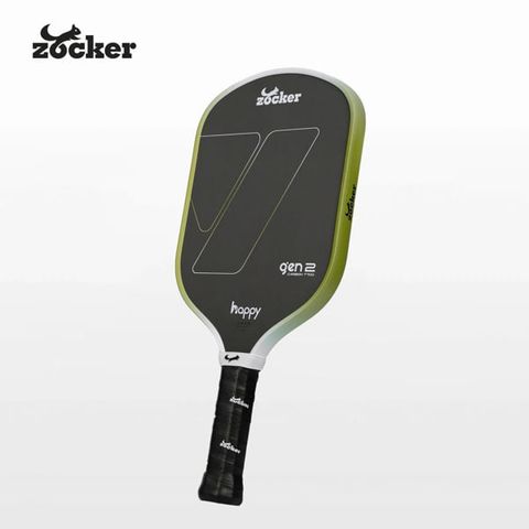  Vợt Pickleball Zocker Happy HP02 Gen 2 - Trắng /Xanh Matcha 16mm 