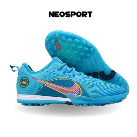  Giày Bóng Đá Cỏ Nhân Tạo Mercurial Zoom Vapor 14 Pro SF BluePrint 2022 Bo thun Xanh Ngọc TF 