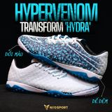  Giày Bóng Đá Cỏ Nhân Tạo Hypervenom Phantom RGN Transform 'Hydra' Trắng Đế Xanh Da TF 