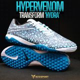  Giày Bóng Đá Cỏ Nhân Tạo Hypervenom Phantom RGN Transform 'Hydra' Trắng Đế Xanh Da TF 