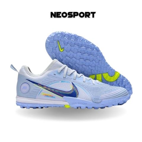  Giày Bóng Đá Cỏ Nhân Tạo Mercurial Zoom Vapor 14 Pro SF Bo Thun Xám/Tím Nhạt TF 