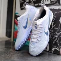  Giày Bóng Đá Cỏ Nhân Tạo Mercurial Zoom Vapor 14 Pro SF Bo Thun Xám/Tím Nhạt TF 