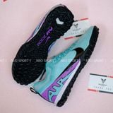  Giày Bóng Đá Cỏ Nhân Tạo Mercurial Vapor 15 Pro Airzoom Bo Thun Xanh Ngọc Gót Tím TF 