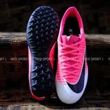  Giày Bóng Đá Cỏ Nhân Tạo Mercurial Victory 6 Hồng TF 