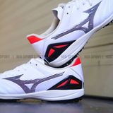  Giày Bóng Đá Cỏ Nhân Tạo Mizuno Morelia NEO 4 Pro Đế Đệm Trắng Đen TF 