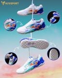  Giày Bóng Đá Cỏ Nhân Tạo Joma FS Reactive Trắng Xanh Bích TF 