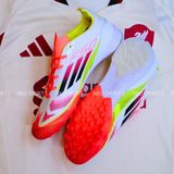  Giày Bóng Đá Cỏ Nhân Tạo F50 Pro Pure Victory Trắng/Đỏ/Vàng TF 