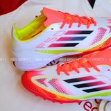  Giày Bóng Đá Cỏ Nhân Tạo F50 Pro Pure Victory Trắng/Đỏ/Vàng TF 