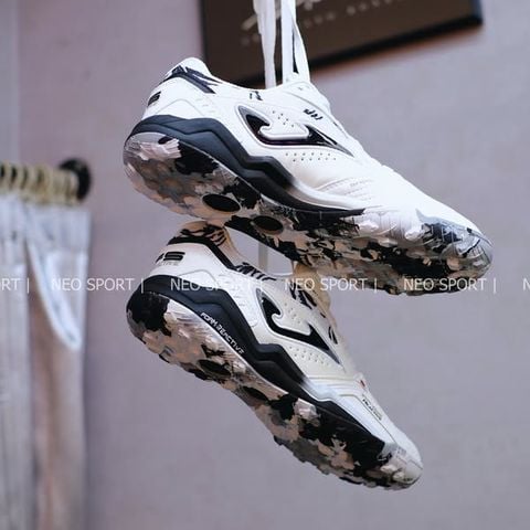  Giày Bóng Đá Cỏ Nhân Tạo Joma FS Reactive Trắng Đen TF 