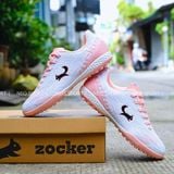  Giày Bóng Đá Chính Hãng Zocker Inspire Pro Gen 2 Trắng Hồng TF 