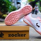 Giày Bóng Đá Chính Hãng Zocker Inspire Pro Gen 2 Trắng Hồng TF 