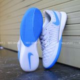  Giày Bóng Đá Futsal Lunar Gato II Trắng/Xanh Da IC 