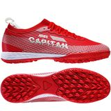  Giày Bóng Đá Chính Hãng Cỏ Nhân Tạo NMS CAPITAN 2.0 Bo Thun Đỏ TF 