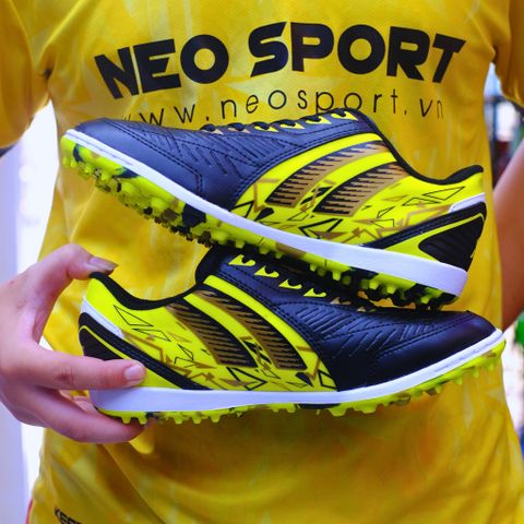  Giày Bóng Đá Futsal Chính Hãng Thái Lan Pan Nitro Đen Chuối TF 