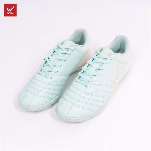  Giày Bóng Đá Trẻ Em Chính Hãng Wika QH19NEO KID Xanh Mint TF 
