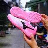  Giày Bóng Đá Cỏ Nhân Tạo Mizuno Morelia Neo 3 Sala Beta SF Bo Thun Hồng Đậm/Trắng TF 