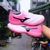  Giày Bóng Đá Cỏ Nhân Tạo Mizuno Morelia Neo 3 Sala Beta SF Bo Thun Hồng Đậm/Trắng TF 