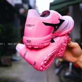  Giày Bóng Đá Cỏ Nhân Tạo Mizuno Morelia Neo 3 Sala Beta SF Bo Thun Hồng Đậm/Trắng TF 