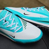  Giày Bóng Đá Cỏ Nhân Tạo Phantom 6 Low Academy Trắng Xanh Ngọc TF 