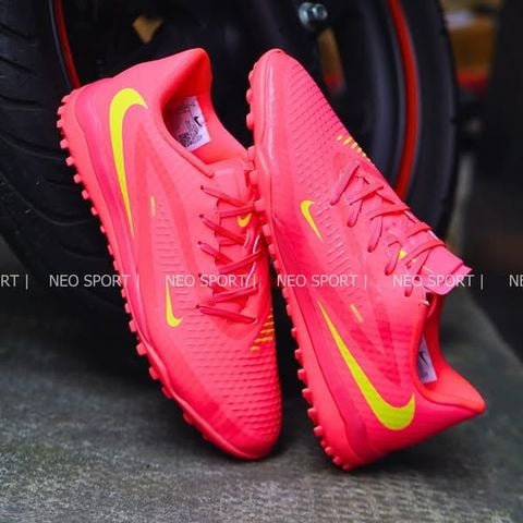  Giày Bóng Đá Cỏ Nhân Tạo Phantom 6 Low Academy Hồng Đậm TF 