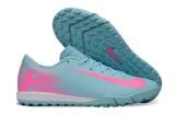  Giày Bóng Đá Cỏ Nhân Tạo Mercurial Vapor 16 Academy Cosmic Xanh Ngọc Logo Hồng TF 
