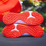  Giày Bóng Đá Cỏ Nhân Tạo Puma Future 8 Ultimate Cổ Cao Cam/Hồng TF 