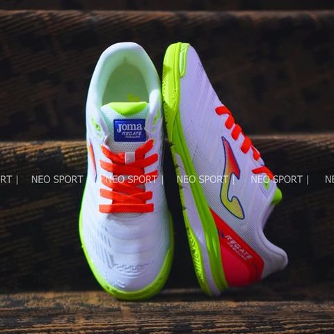  Giày Bóng Đá Futsal Joma Regate Rebound Trắng/Xanh IC 