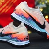  Giày Bóng Đá Cỏ Nhân Tạo Mercurial Vapor 16 Elite Bo Thun Cam Nhạt Xanh Biển TF 