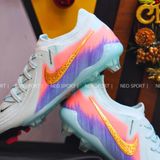  Giày Bóng Đá Cỏ Tự Nhiên Phantom GX2 Elite V1 United Bo Thun Xanh Ngọc Nhạt/Hồng FG 