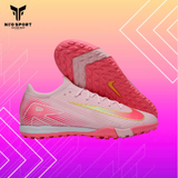  Giày Bóng Đá Cỏ Nhân Tạo Mercurial Vapor 16 Elite Bo Thun Hồng Nhạt Đế Hồng Đậm TF 