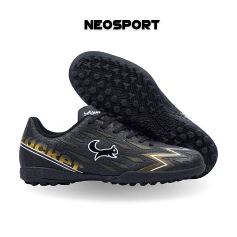  Giày Bóng Đá Chính Hãng Zocker Inspire Pro Gen 2 Black/Đen Vàng TF 