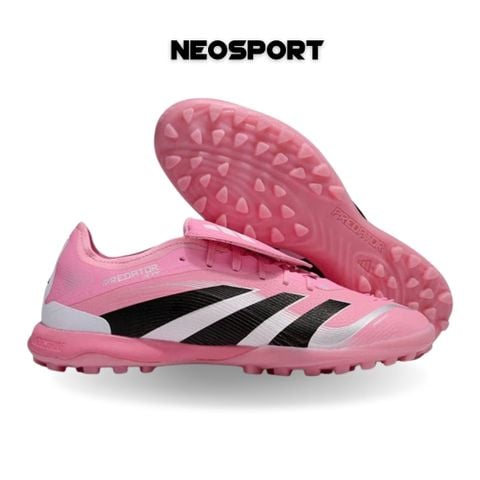  Giày Bóng Đá Cỏ Nhân Tạo Predator 25 League Lưỡi Gà Gập Hồng TF 