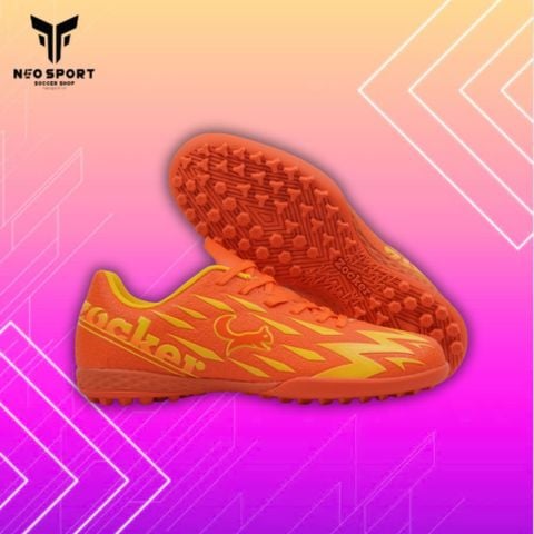  Giày Bóng Đá Chính Hãng Zocker Inspire Pro Gen 2 Orange/Vàng Cam TF 