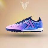  Giày Bóng Đá Cỏ Nhân Tạo Chính Hãng Kelme 5.0 Bo Thun Tím/Xanh Đen TF - 9521ZX1324 