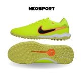  Giày Bóng Đá Cỏ Nhân Tạo Tiempo 10 Pro Bo Thun Chuối Đế Chấm Đen TF 