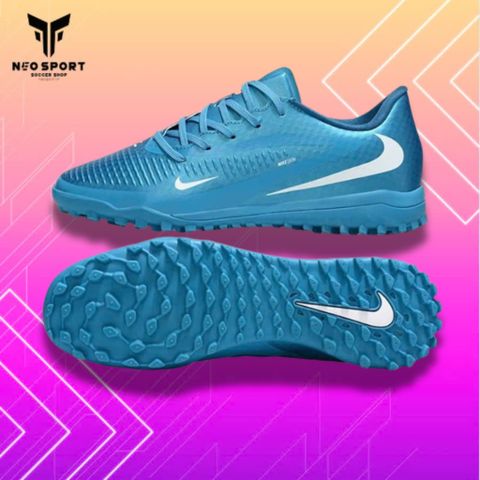  Giày Bóng Đá Cỏ Nhân Tạo Phantom 6 Low Academy Xanh Cổ Vịt TF 