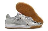  Giày Bóng Đá Futsal Lunar Gato Supreme x SB Xám Bạc IC 