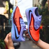  Giày Bóng Đá Cỏ Nhân Tạo Phantom 6 Low Elite Bo Thun Đỏ/Xám TF 