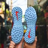  Giày Bóng Đá Cỏ Nhân Tạo Phantom 6 Low Elite Bo Thun Đỏ/Xám TF 